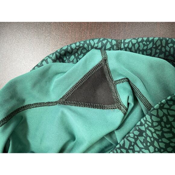 Lululemon Wunder Under Hi-Rise Miss Mosaic Hunter Green Size 4 EUC - Picture 4 of 11